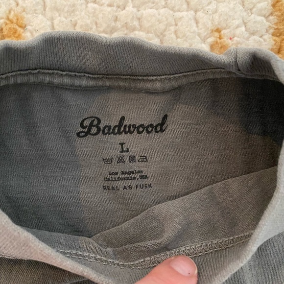 Badwood “CALIFORNIA” cropped muscle t-shirt - Picture 3 of 3